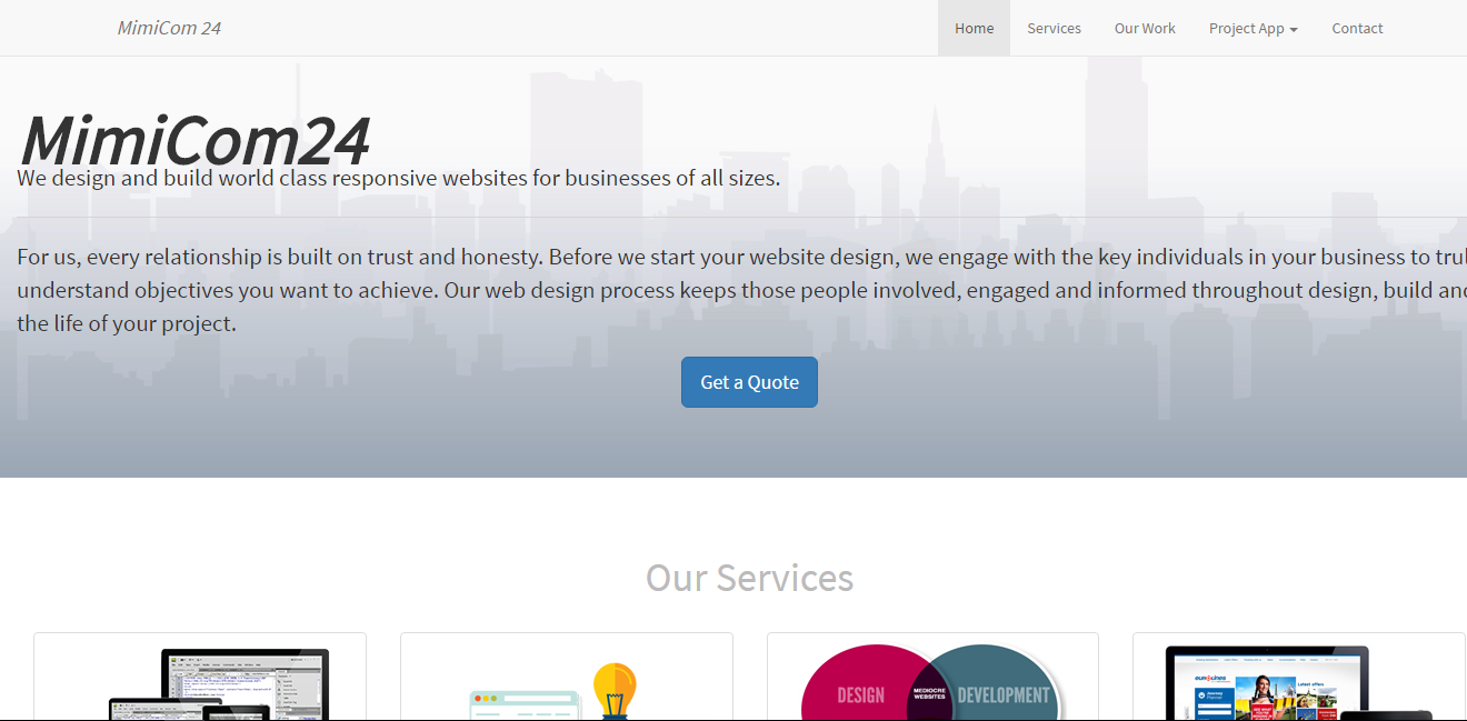 mimicom24.com website
